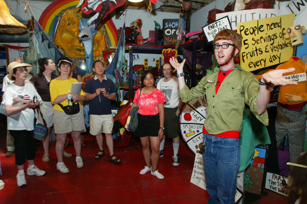 Inside the Living Loft Puppet Museum